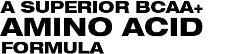 A Superior BCAA+ Amino Acid Formula